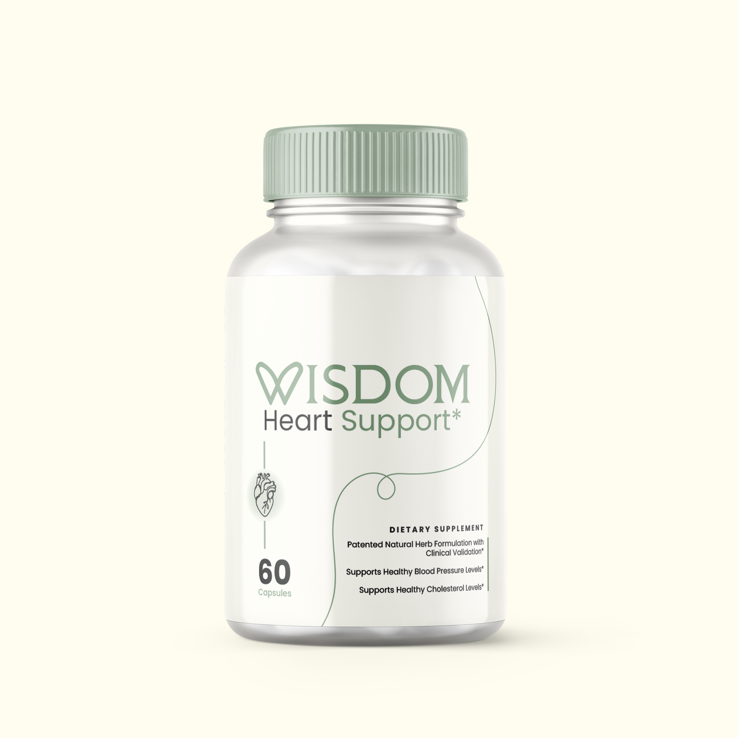 Wisdom Heart Support - Lower High Blood Pressure and Cholesterol Level