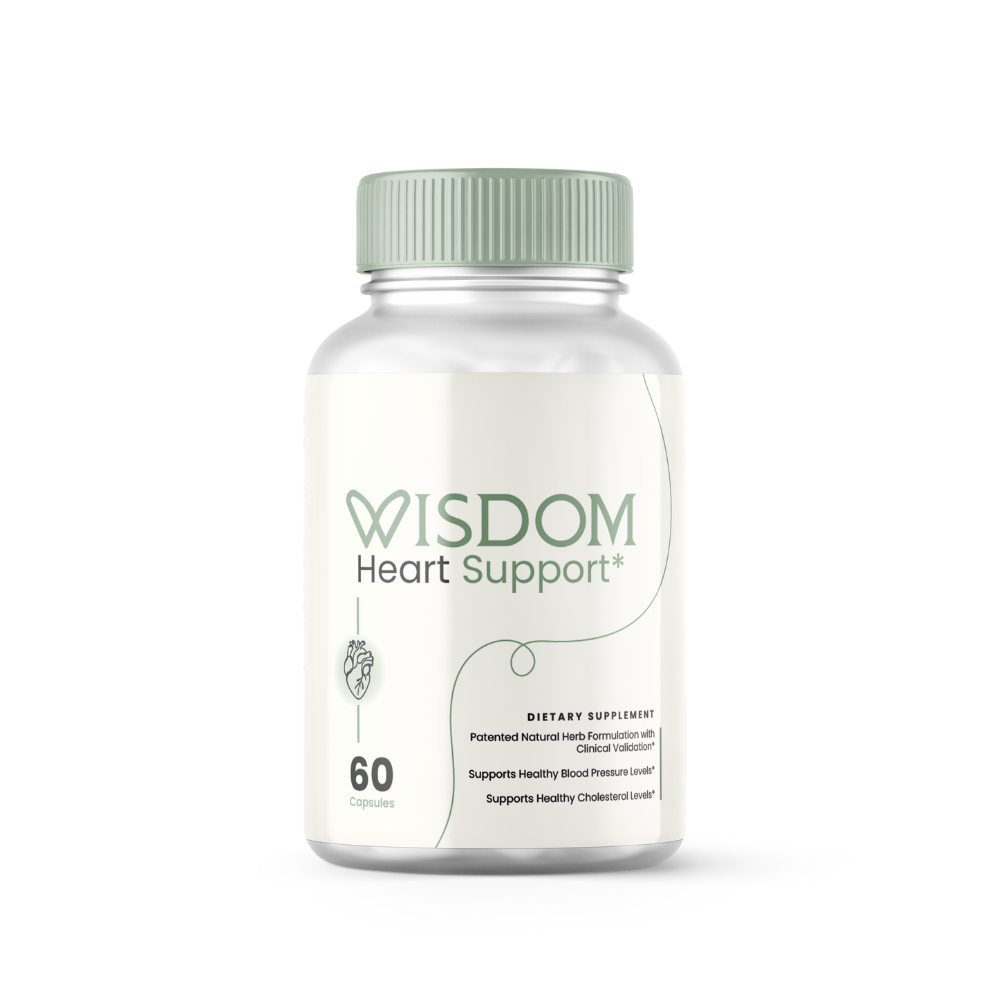 Wisdom Heart Support - Lower High Blood Pressure and Cholesterol Level