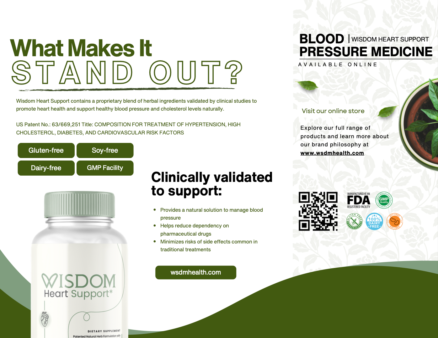 Wisdom Heart Support - Lower High Blood Pressure and Cholesterol Levels