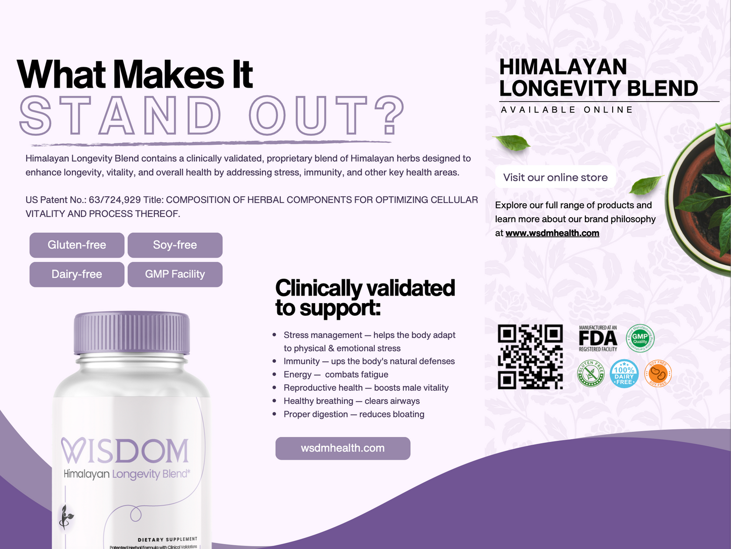 Wisdom Himalayan Longevity Blend - Supports Longevity and Boosts Vitality