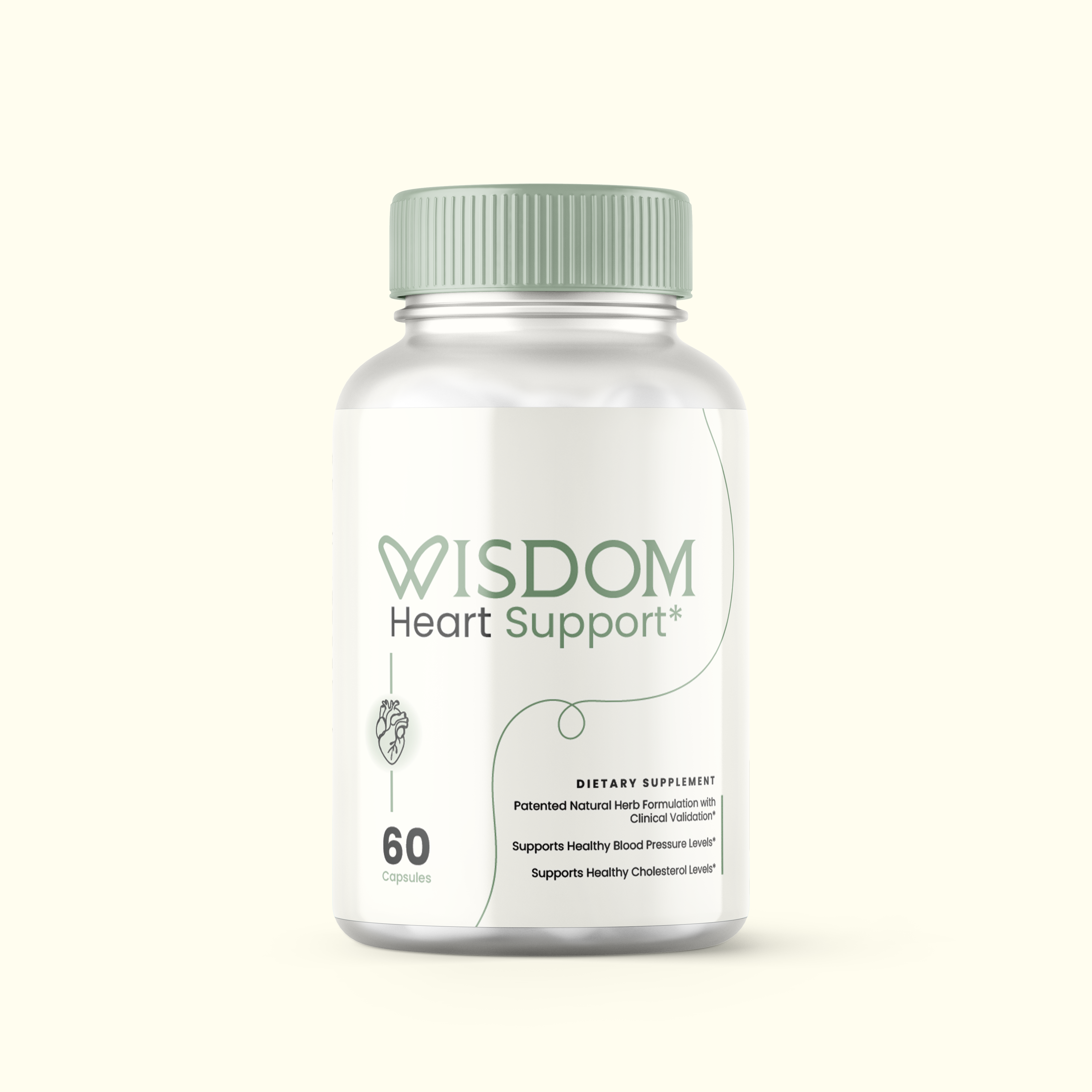 Wisdom Heart Support - Lower High Blood Pressure and Cholesterol Levels